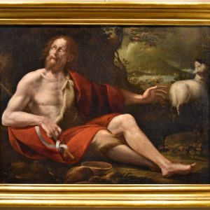 S255 Jan Chrzciciel, Olej na płótnie, XVII w.