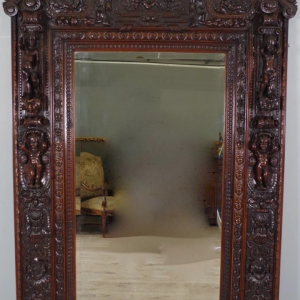 S976 Duże renesansowe lustro, XIX w.