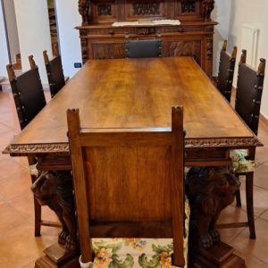 S1003 Neorenesansowy zestaw do jadalni, XX w.