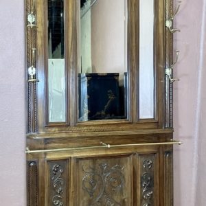 S1317 Wieszak z lustrem, XIX w.