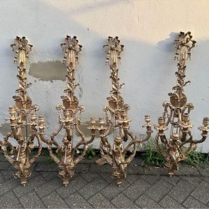 S2509 4 x Duży kinkiet z cherubem