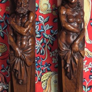 S3856 Para barokowych kariatyd, XVIII w.