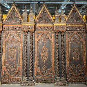 S2156 Duża neogotycka boazeria, XIX w.