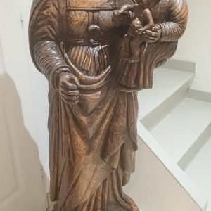 S4354 Madonna z Dzieciątkiem i Janem Chrzcicielem, Rzeźba, XVI w.