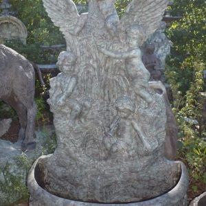 S2241 Fontanna ścienna - dzieci z łabędziem