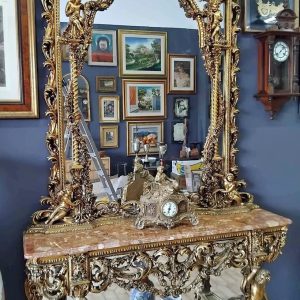 S3177 Barokowa konsola z lustrem