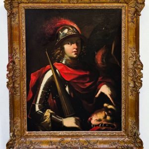 S3391 Święty Jerzy i smok, Olej na płótnie, XVII w.