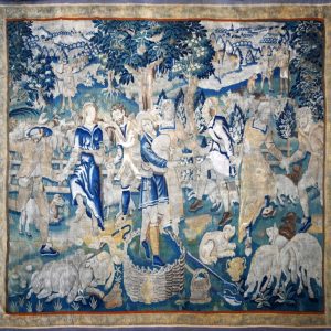 S3477 Wiejski festyn, Duży gobelin, XVII w.