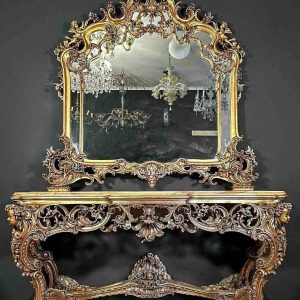 S3613 Duża wenecka konsola z lustrem