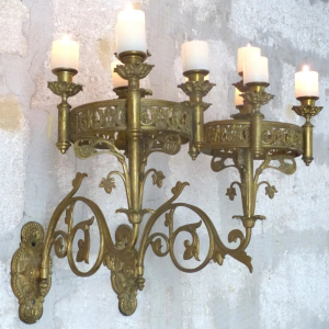 S4154 2 x Kinkiet, XIX w.