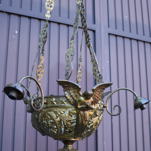 S4197 Żyrandol z aniołami, XIX w.