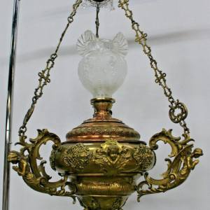 S381 Żyrandol z aniołami, XIX w.