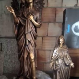 S494 Anioł i Maryja, Para rzeźb