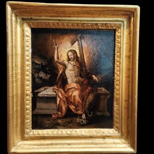 S269 Chrystus Zmartwychwstały, Olej na miedzi, XVII w.