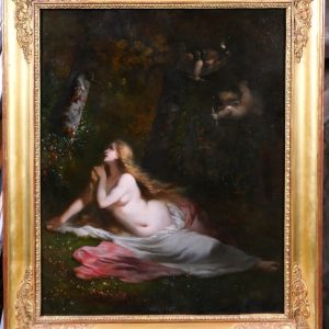 S435 Przebudzenie wiosny, Olej na drewnie, XIX w.