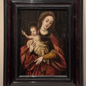 S540 Madonna z Dzieciątkiem, Olej na drewnie, XVII w.