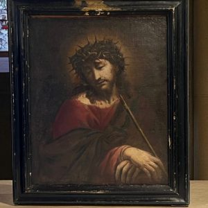 S621 Jezus Chrystus, Olej na płótnie, XVIII/XIX w.