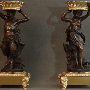 S3373 Pan i nimfa, Para pucharów, XIX w.