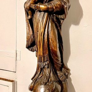 S3833 Madonna z Dzieciątkiem, Rzeźba, XVII w.