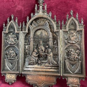 S218 Narodzenie Pańskie, Neogotycki tryptyk, XIX w.