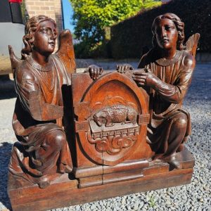 S1269 Archanioły z Barankiem Bożym, Rzeźba, XVIII w.