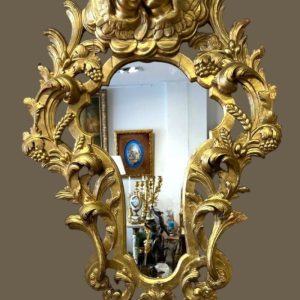 S1674 Lustro z puttami, XIX w.