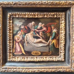 S1904 Opłakiwanie Chrystusa, Olej na miedzi, XVII w.