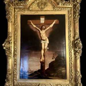 S2035 Ukrzyżowanie Chrystusa, Olej na drewnie, XVII w.