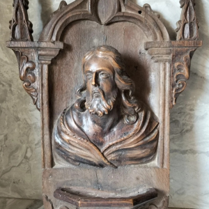 S2967 Kropielnica z Chrystusem, XVII/XVIII w.