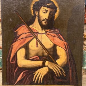 S4463 Ecce homo, Olej na płótnie, XVII w.