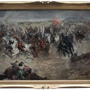 S6 Bitwa pod Wiedniem, Olej na płótnie, XIX w.