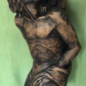 S683 Święty Krzysztof z Dzieciątkiem, Rzeźba, XX w.