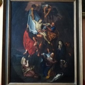 S795 Zdjęcie z krzyża, Olej na płótnie, XVIII w.