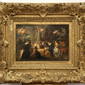 S1551 Alegoria, Olej na płótnie, XIX w.