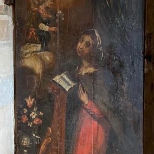 S2083 Drzwi ze sceną zwiastowania, XVIII w.