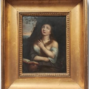 S2177 Pokutująca Maria Magdalena, Olej na miedzi, XVII w.