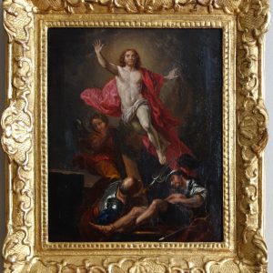 S3711 Zmartwychwstanie Chrystusa, Olej na płótnie, XVIII w.