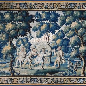 S3741 Dziecięce zabawy, Duży gobelin, XVII w.