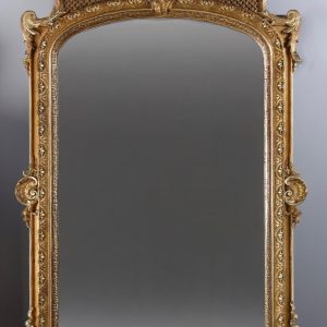 S298 Duże lustro z cherubami, XIX w.