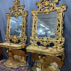 S2191 2 x Duża konsola z lustrem