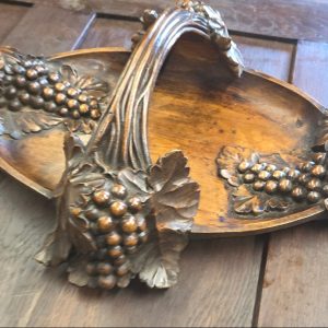 S2757 Półmisek na owoce z gronami, XX w.