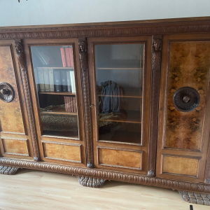 S4565 Neorenesansowa biblioteka na lwich łapach