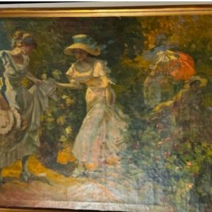 K13 Olej na płótnie Postimpresjonizm „Eleganckie plenerowe życie”