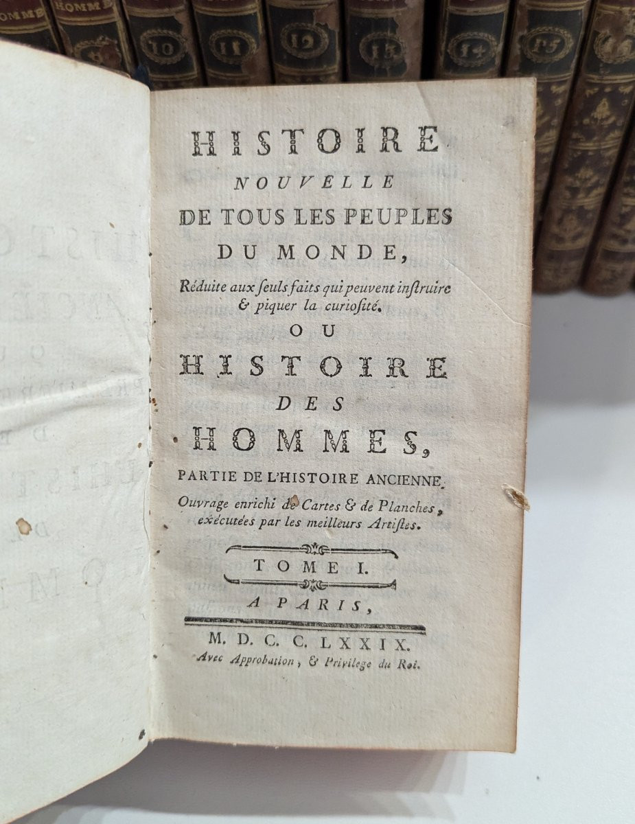 K22 Nowa historia wszystkich narodów świata – kompletna kolekcja 52 tomów – 1779–1781 - obrazek 9