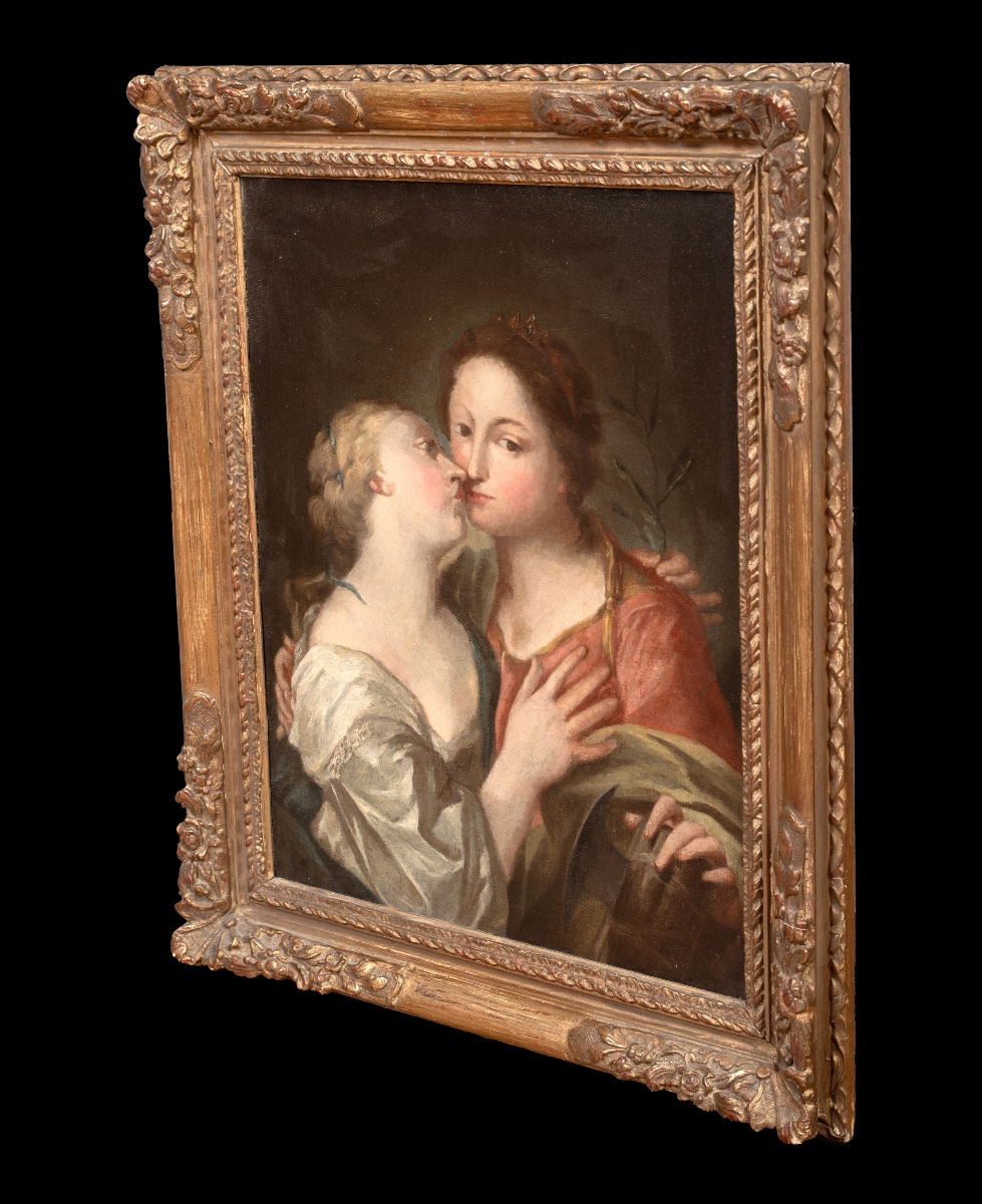 K21 Safona i Alkajos z Lesbos, XVII wiek, szkoła włoska - obrazek 3