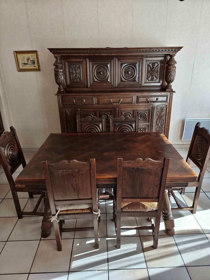 K190 Kompletna jadalnia w stylu bretońskim - obrazek 2