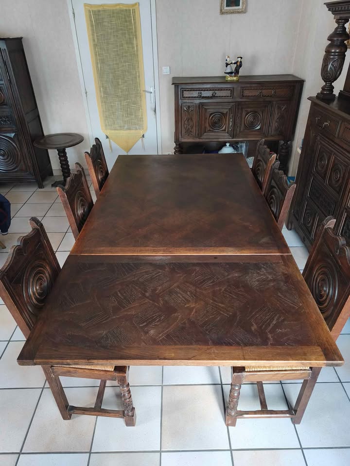 K190 Kompletna jadalnia w stylu bretońskim - obrazek 4