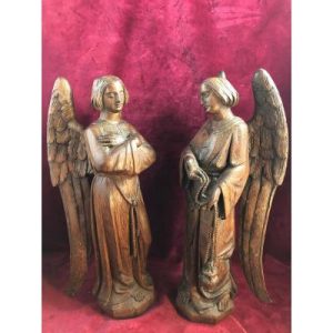 K2 Para drewnianych aniołów