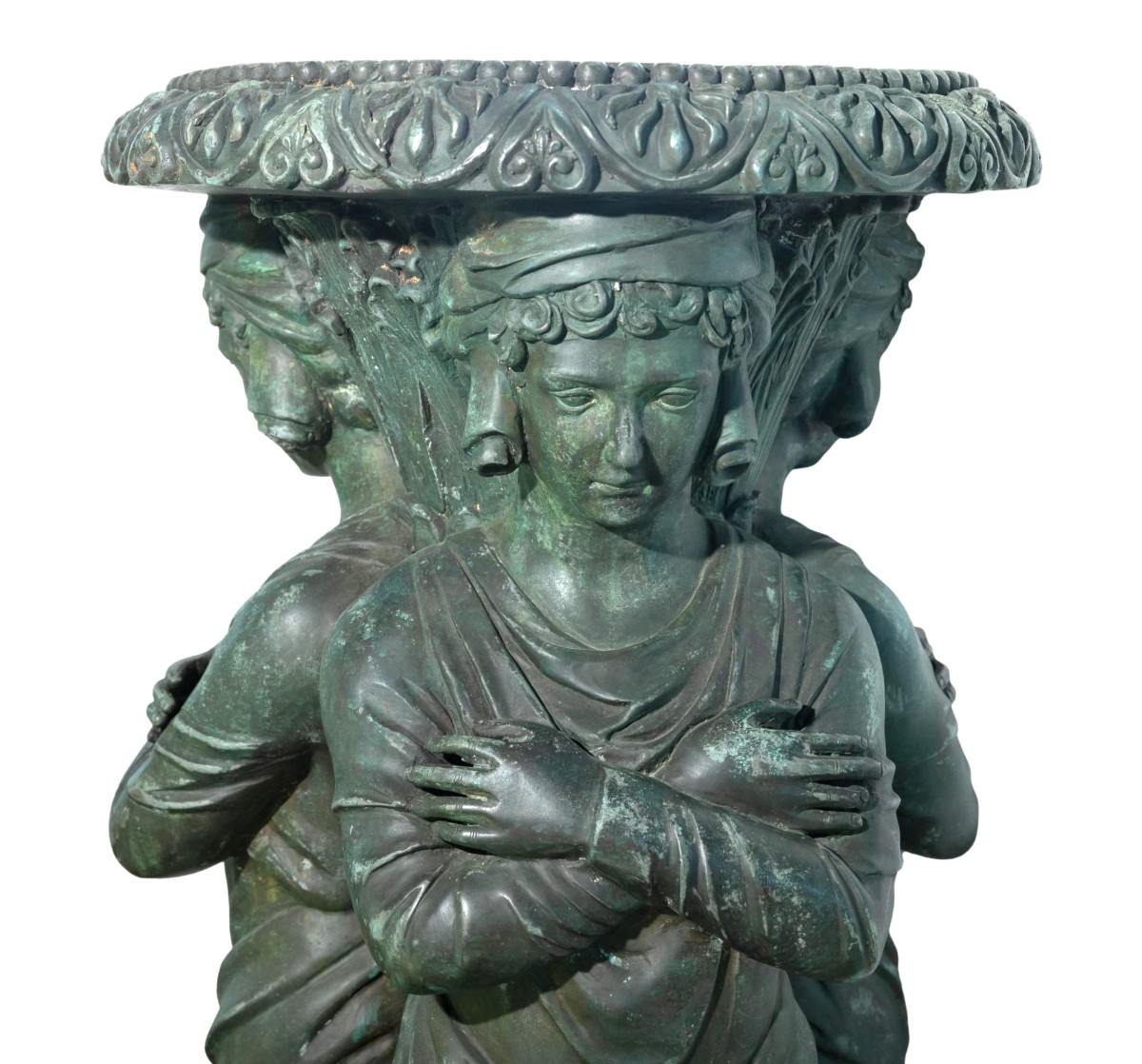 K36 Duża kolumna brązowa XX wieku w stylu neoklasycznym