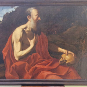 S1374 Święty Hieronim, Duży olej na płótnie, XVII w.